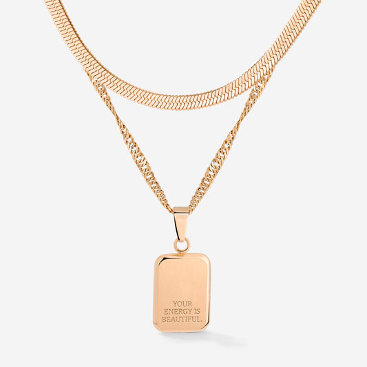 Your energy is beautiful Bundle Rose Gold