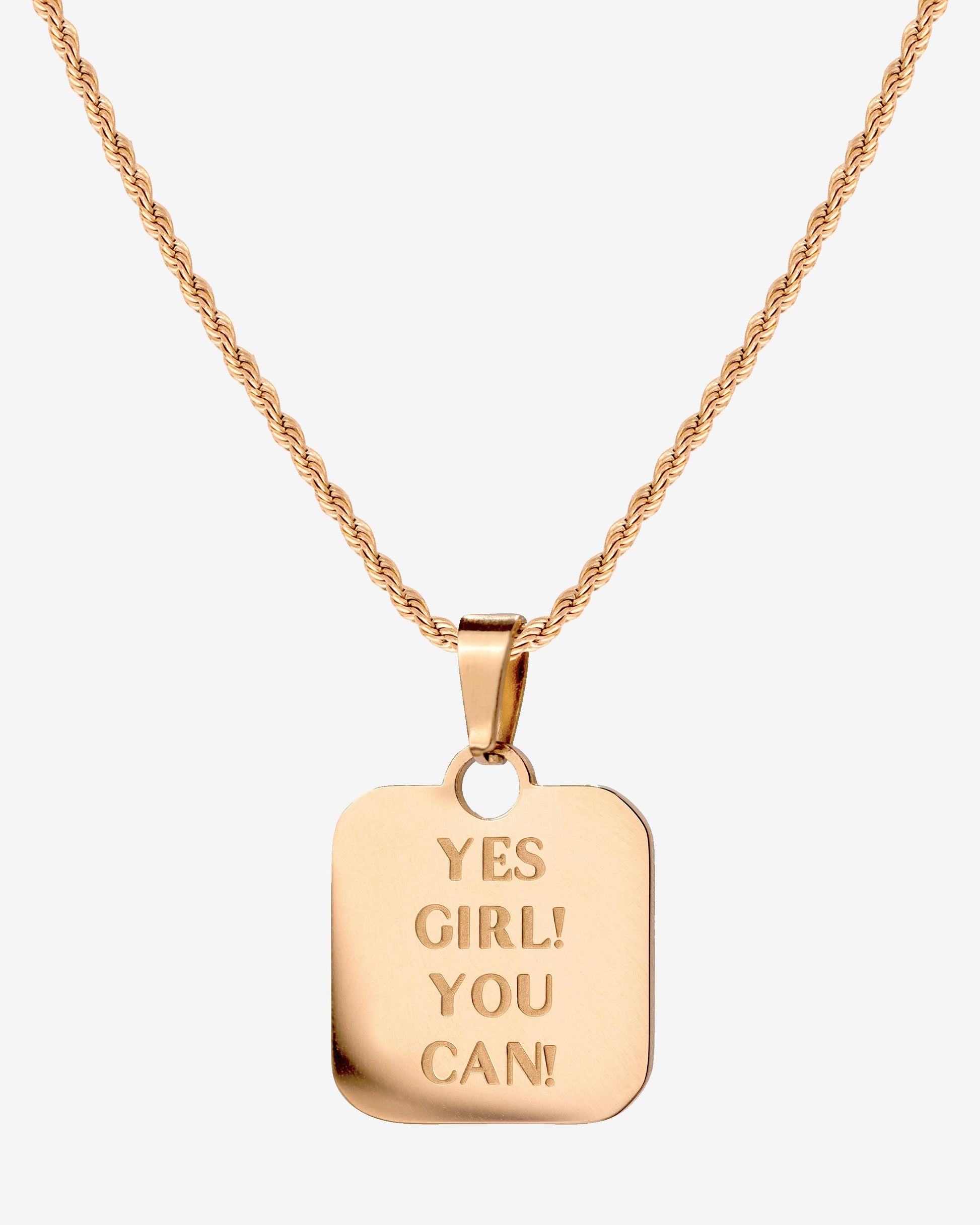 Yes girl! You can! Necklace Rose Gold