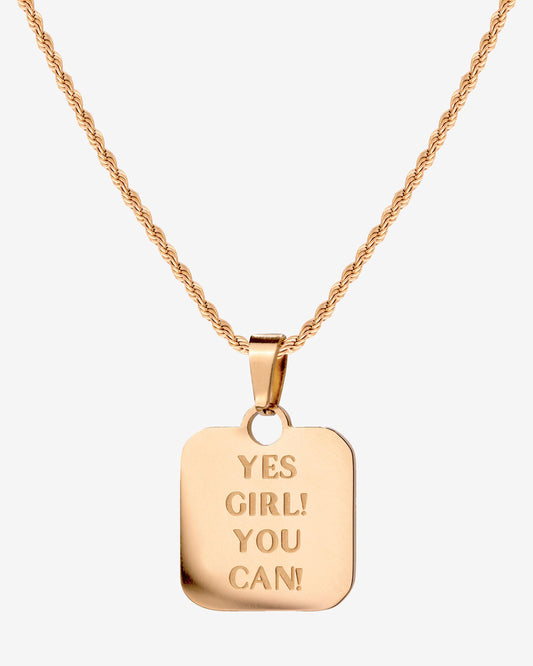 Yes girl! You can! Necklace Rose Gold