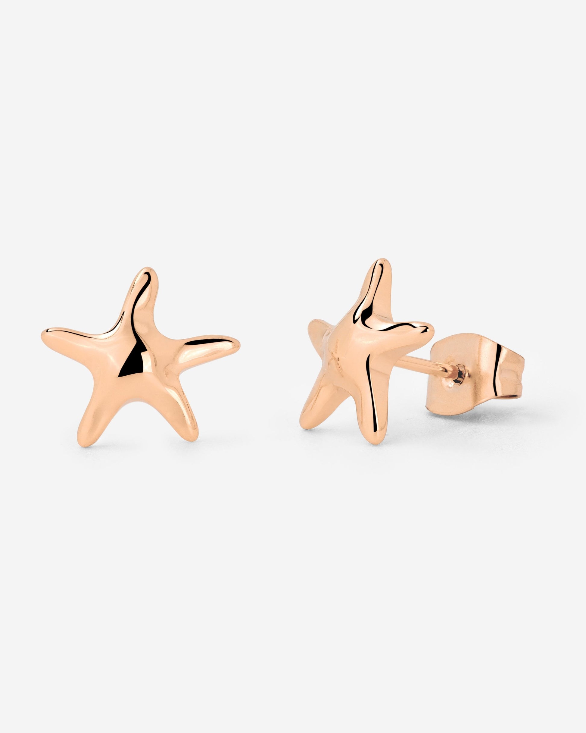 Sea Star Studs Rose Gold