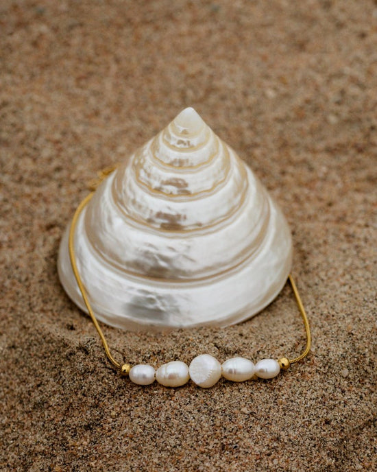 Pearlessence Anklet Rose Gold