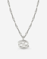 Cancer Bubble Necklace Silver