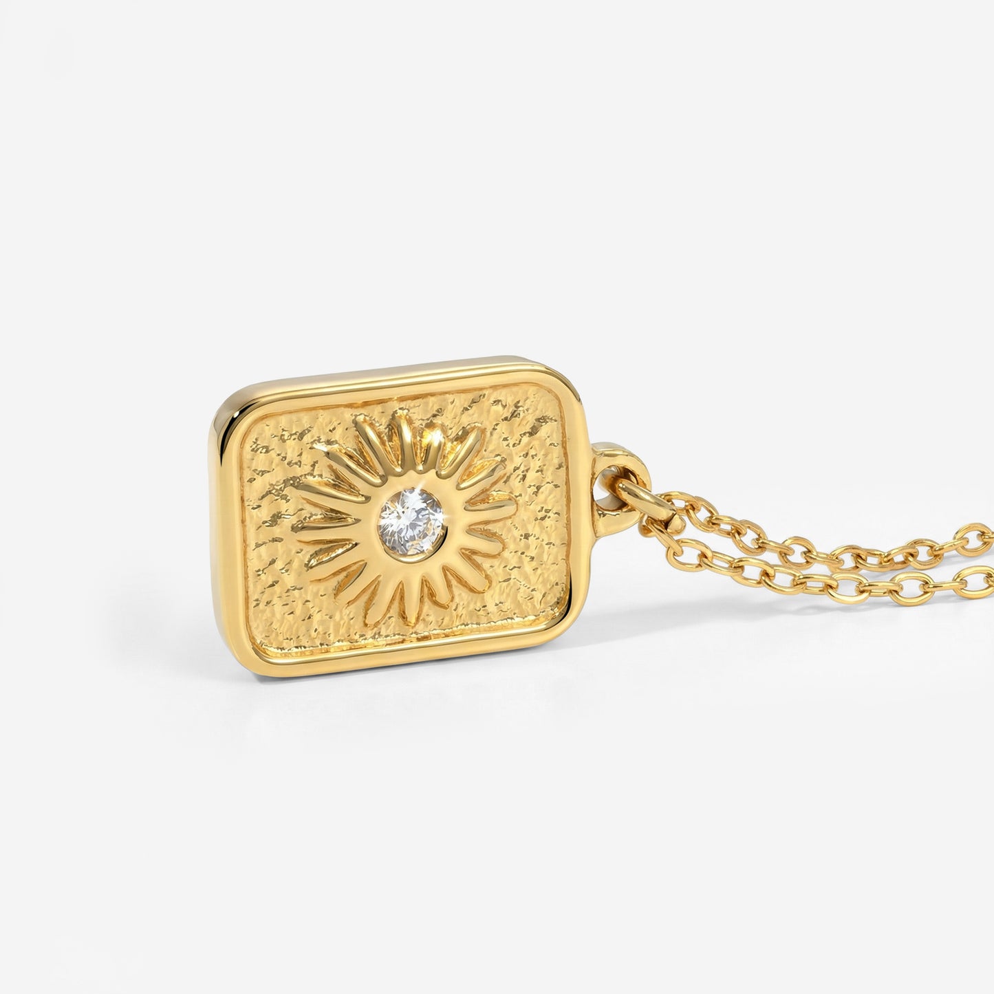 Sun Relic Necklace Gold