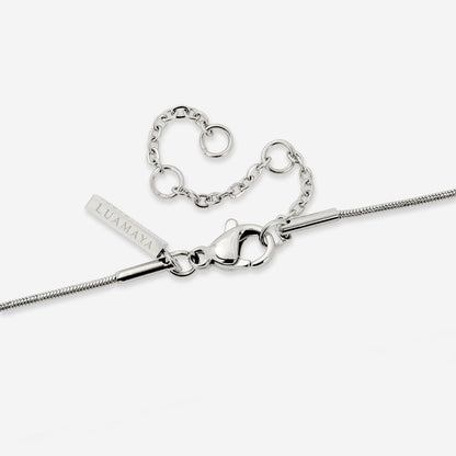 Blush Pearl Choker Silver