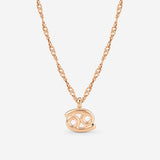 Cancer Bubble Necklace Roségold