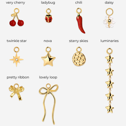 Oval Twisted Hoop Set Baby