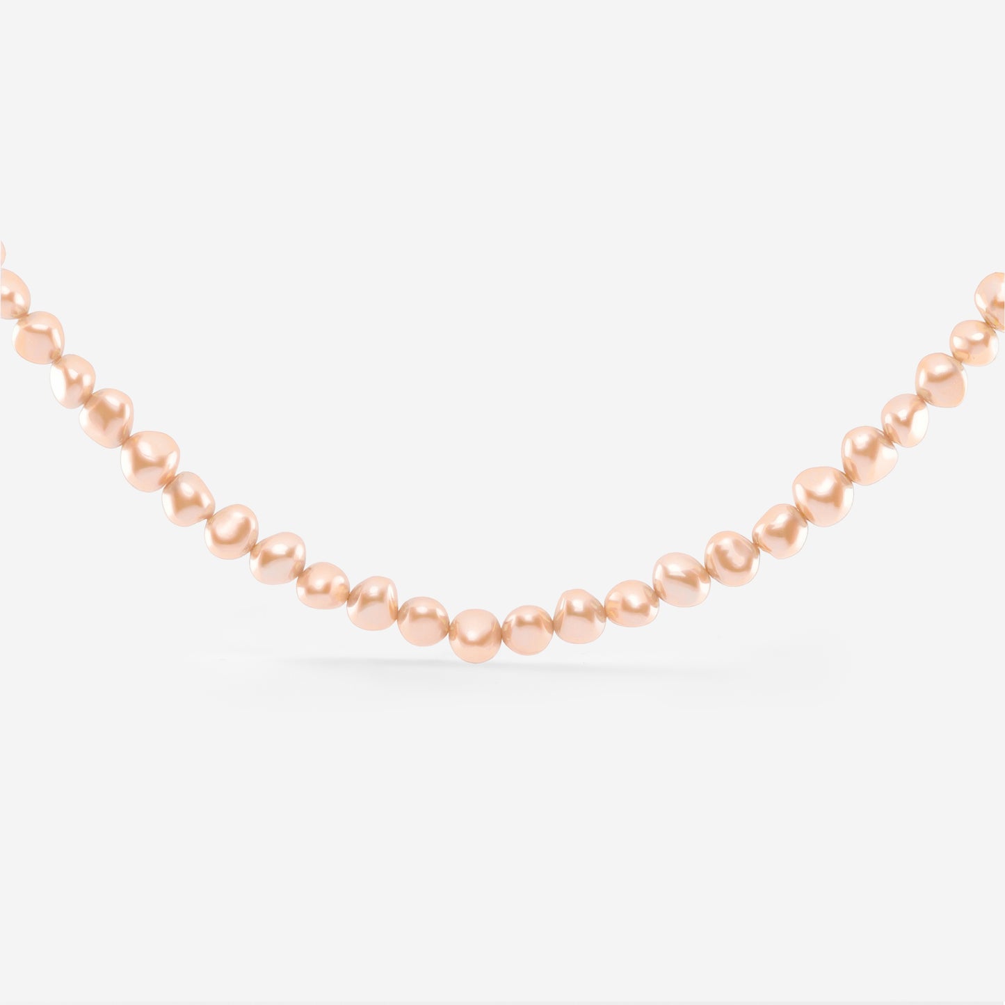 Dusty Rose Perlita Choker Gold