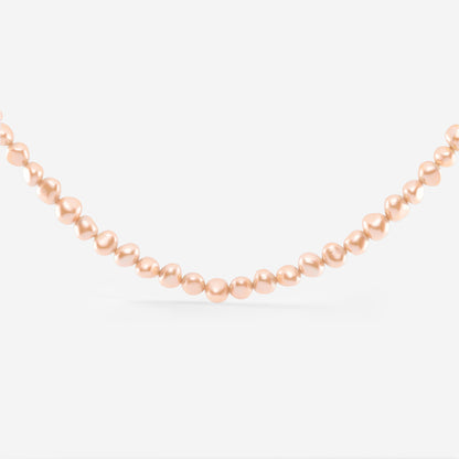Dusty Rose Perlita Choker Gold