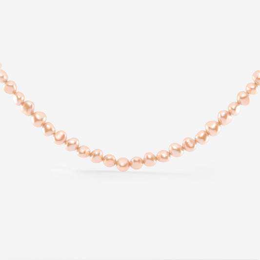 Dusty Rose Perlita Choker Gold