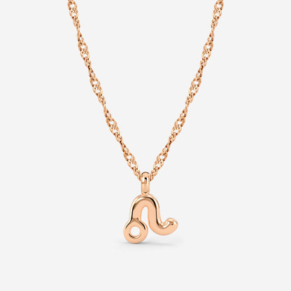 Leo Bubble Necklace Rose Gold