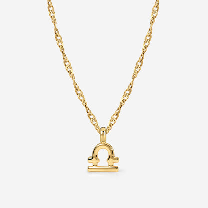 Libra Bubble Necklace Gold