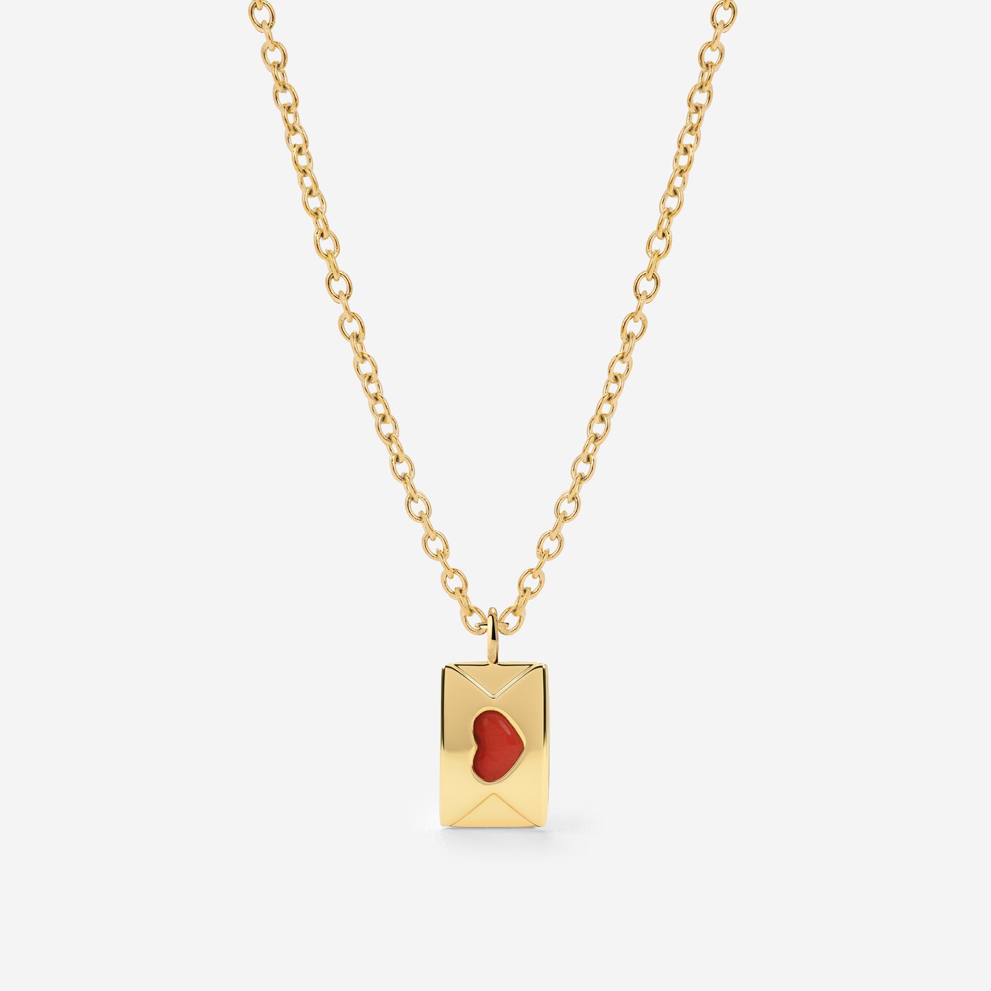 Love Letter Necklace Gold
