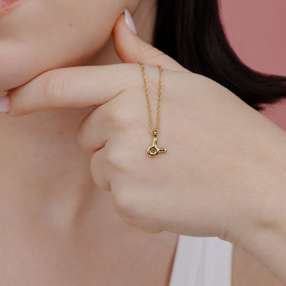 Taurus Bubble Necklace Gold