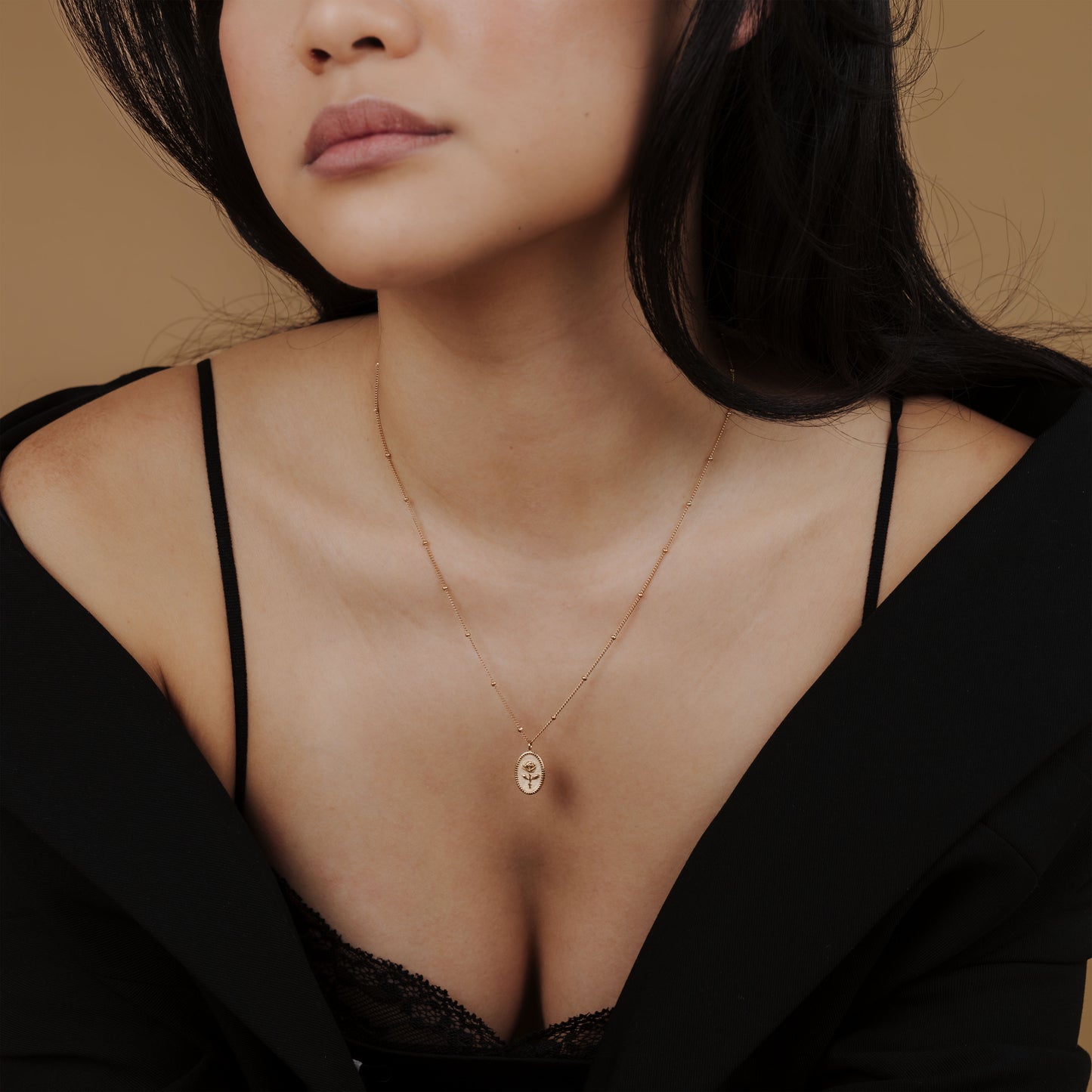 Tale as old as time Necklace Rose Gold