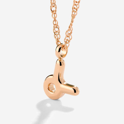 Taurus Bubble Necklace Rose Gold