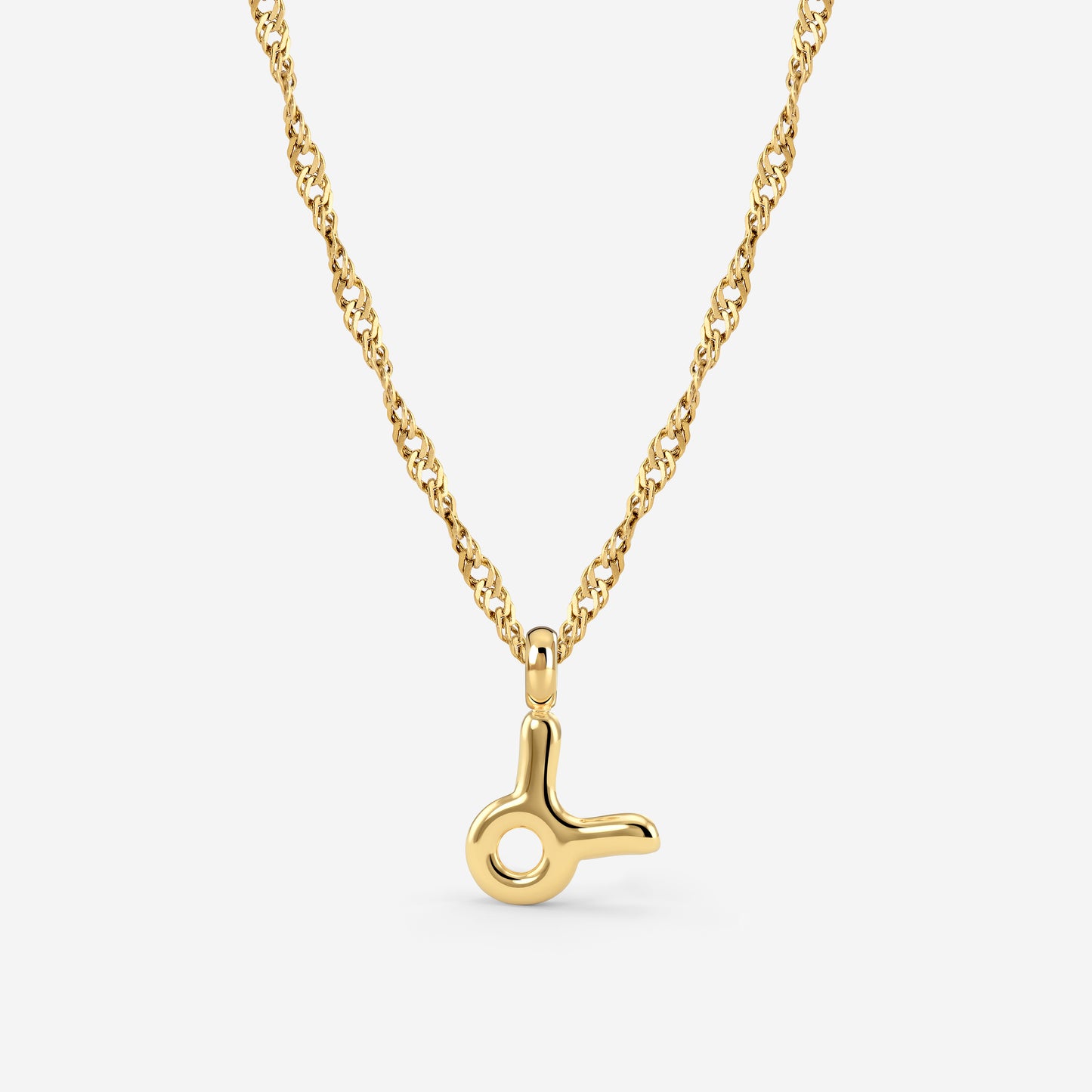 Taurus Bubble Necklace Gold