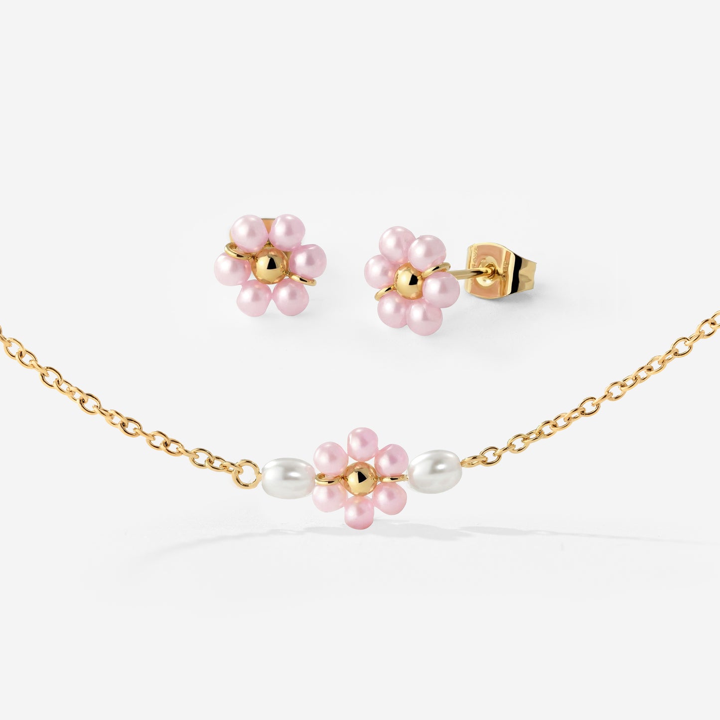 Pretty Pink Daisy Bundle Gold