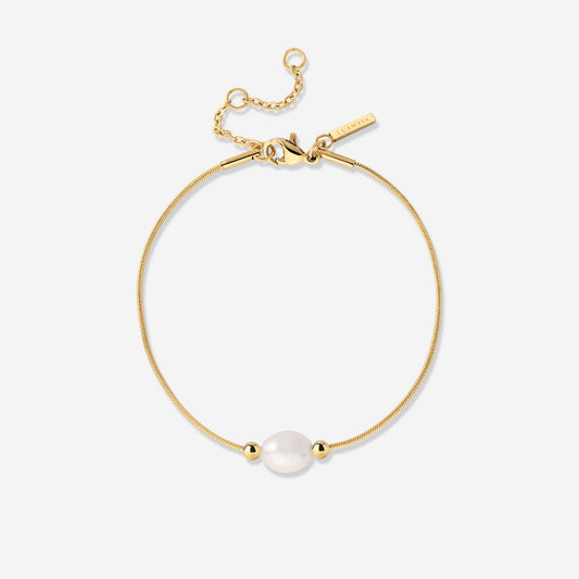 Minimalist Pearl Bracelet Gold