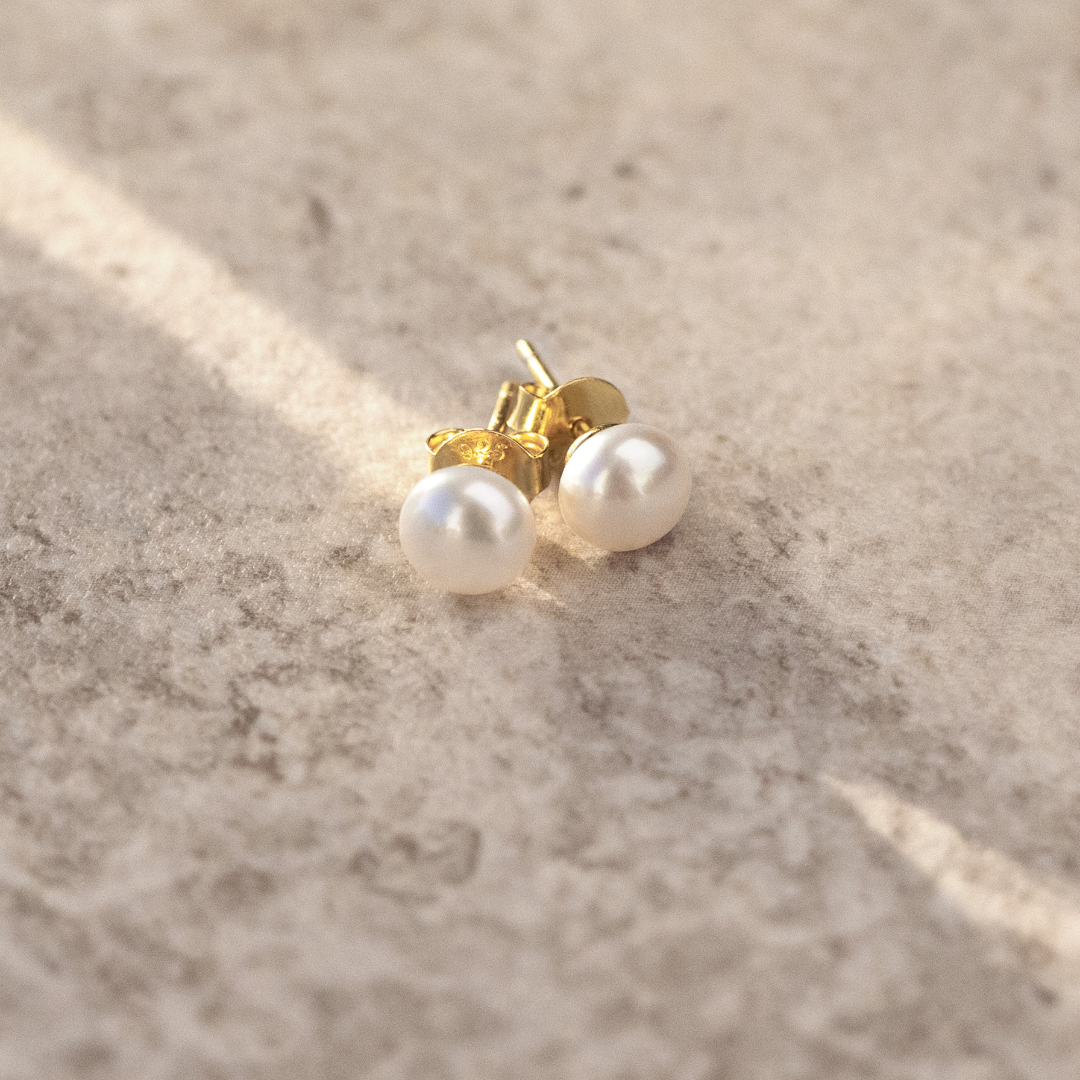 Pearly Studs Silver