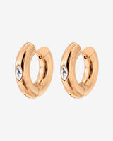 Phat Glowy Hoops Rose Gold