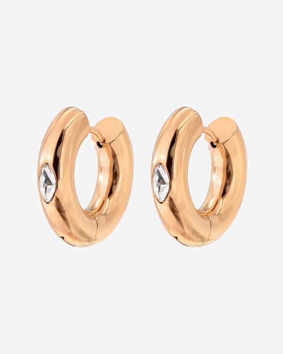 Phat Glowy Hoops Rose Gold