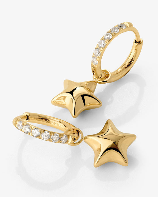 Nova Glimmer Hoop Set Small gold