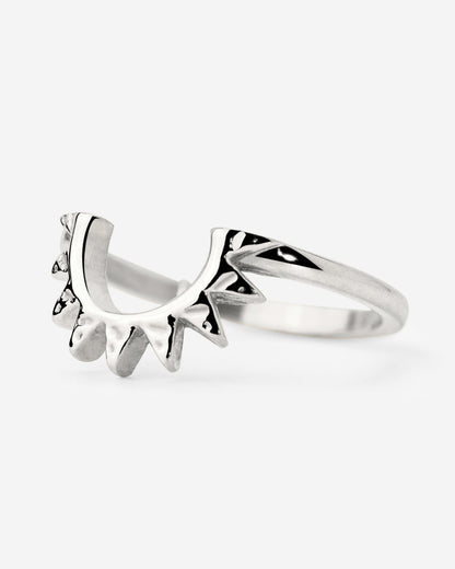 Sun Ray Ring Silver