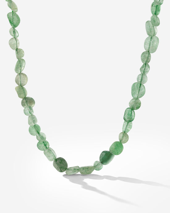 Sea Glass Necklace Gold