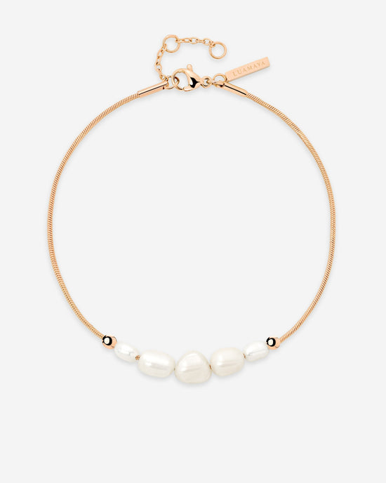 Pearlessence Anklet Rose Gold