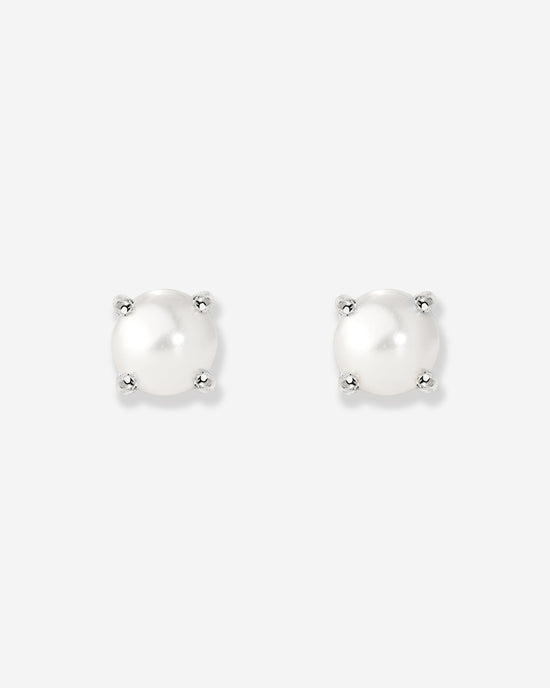 Dream Pearl Studs Silver