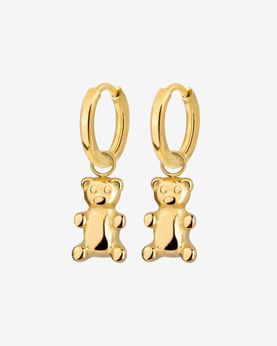 Fortune Bear Hoop Set Baby gold