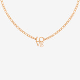 Lots of Love Necklace Rose Gold