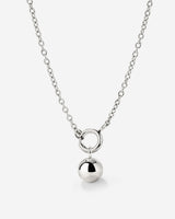 Bubbly Classic Chain Necklace Set Silver