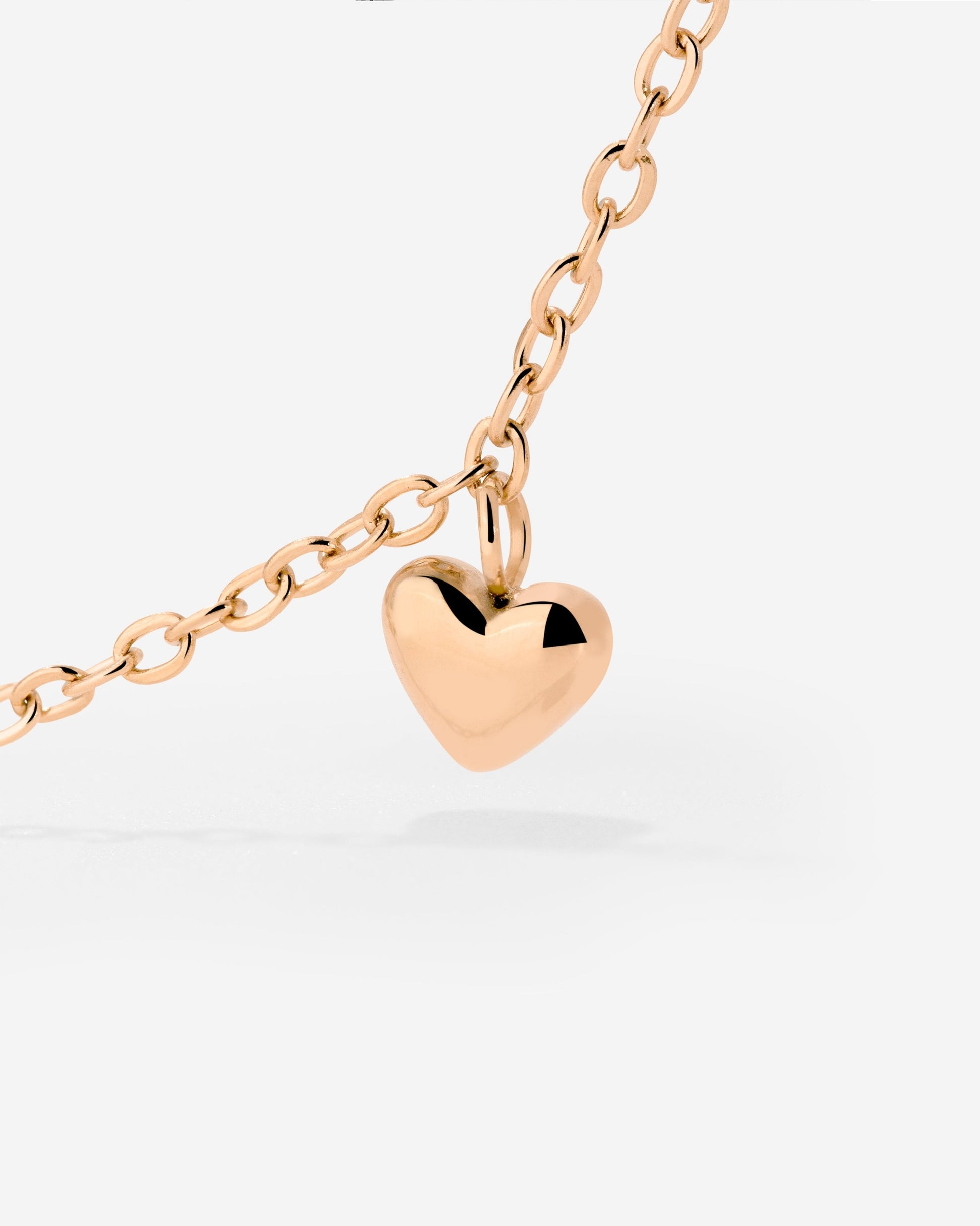 Lovely Heart Choker Rose Gold