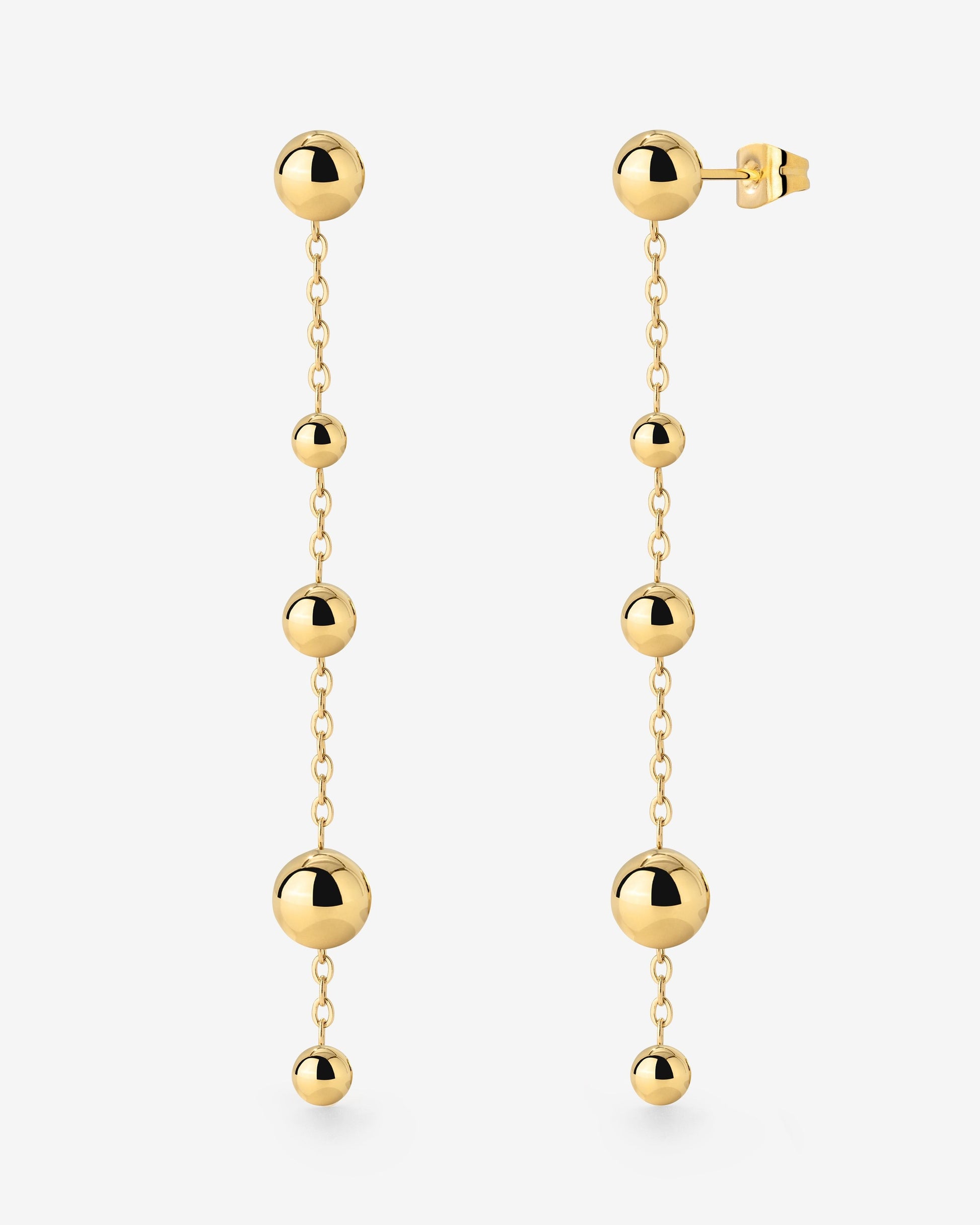 Infinite Beads Earrings Gold