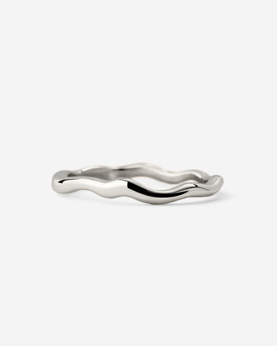 Flowing Ring Silver