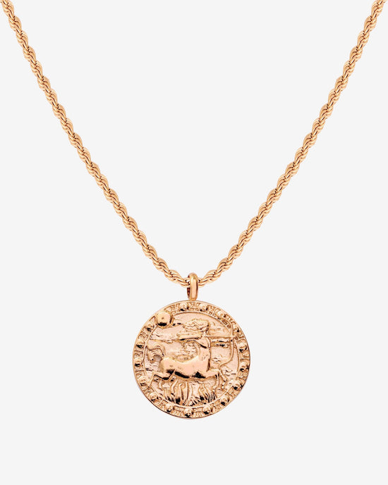 Zodiac Sign Necklace Rose Gold