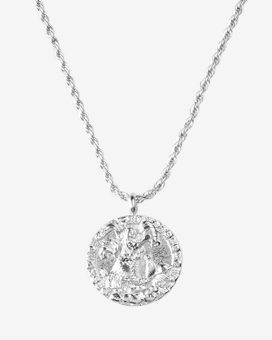 Zodiac Sign Necklace Silver