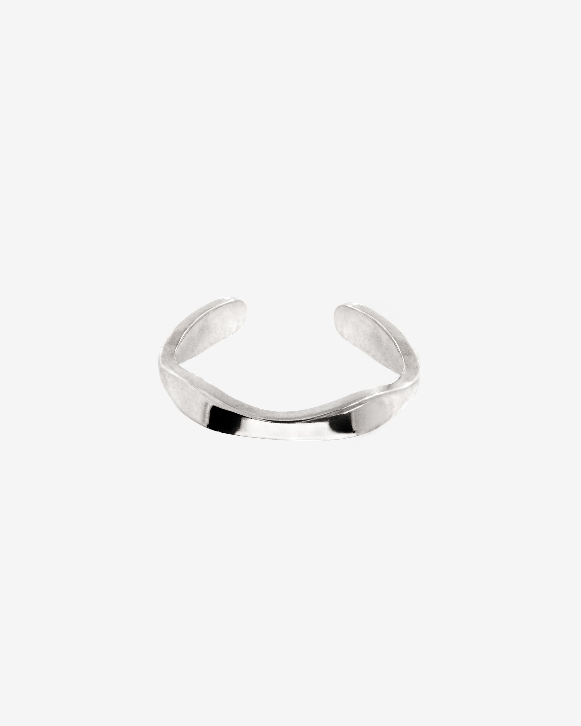 Offbeat Ear Cuff Silver