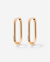Oval Hoops Small Rose Gold