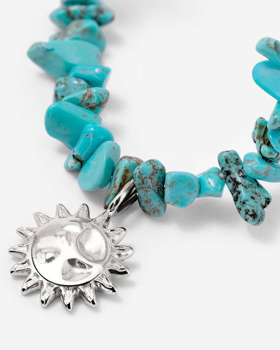 Blue Lagoon Necklace Silver