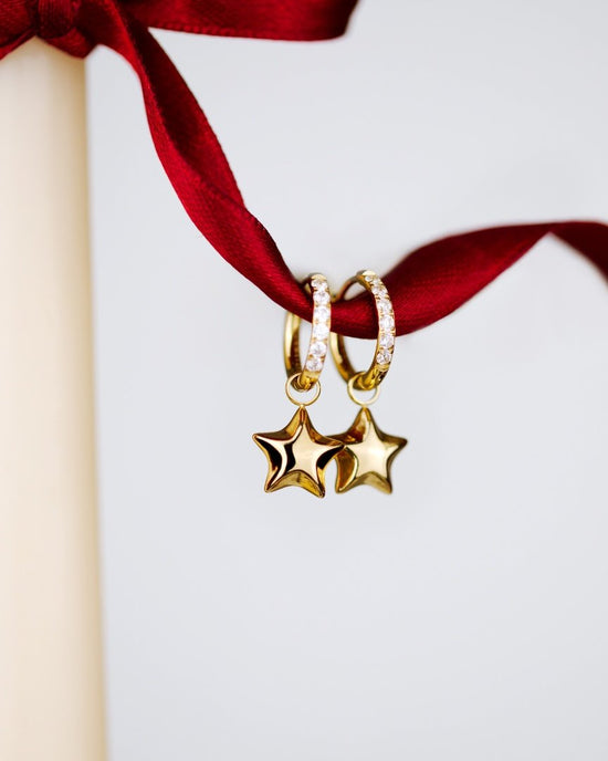 Nova Glimmer Hoop Set Small gold