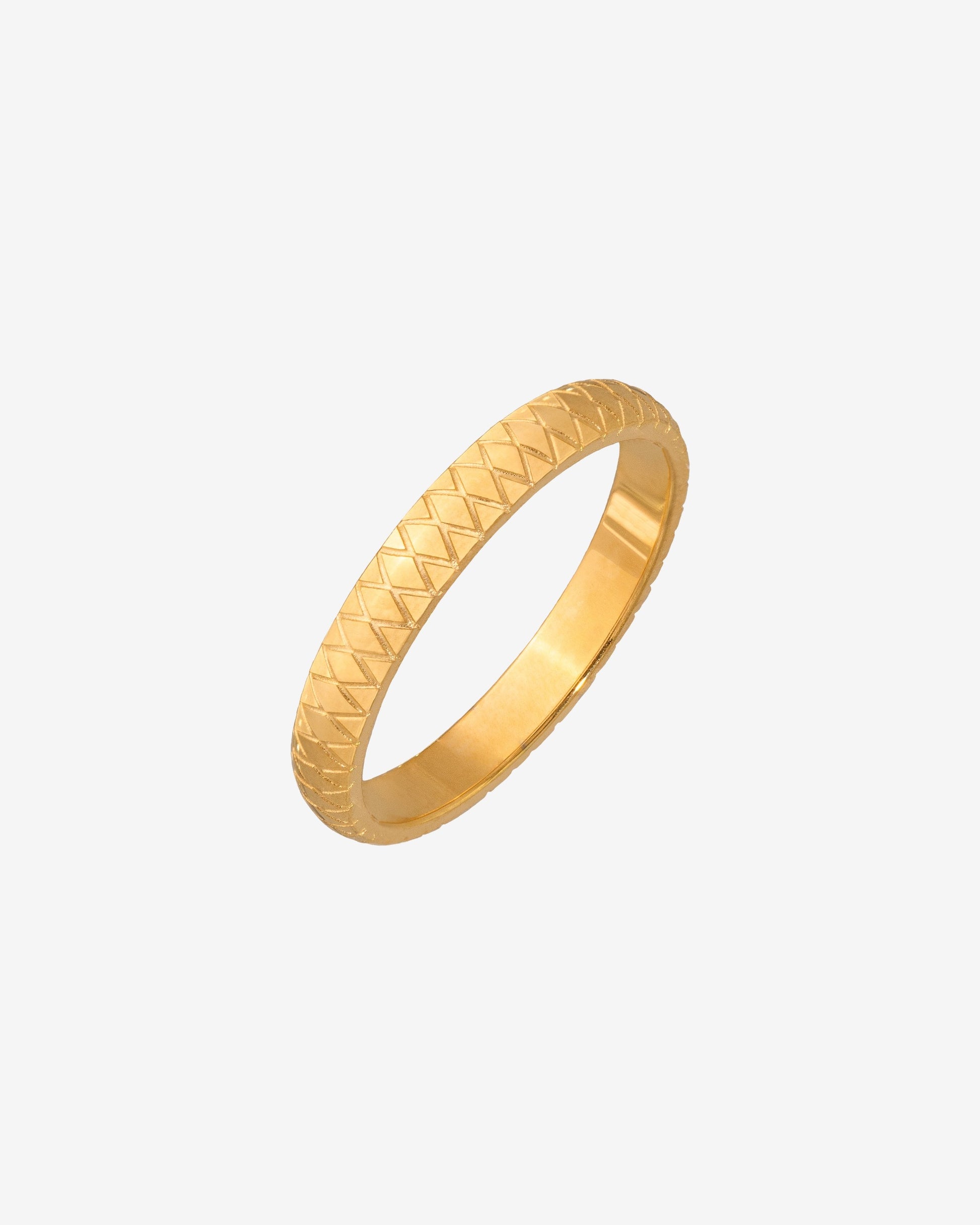 Cute Pattern Ring Gold