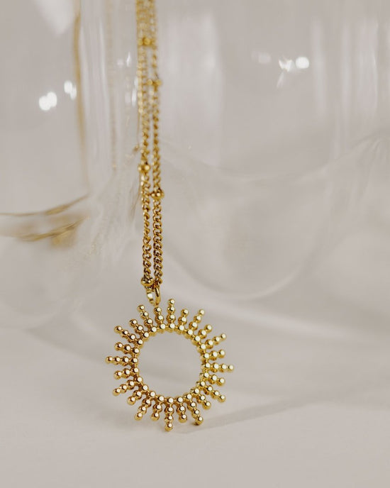 Sunny Beads Necklace Rose Gold