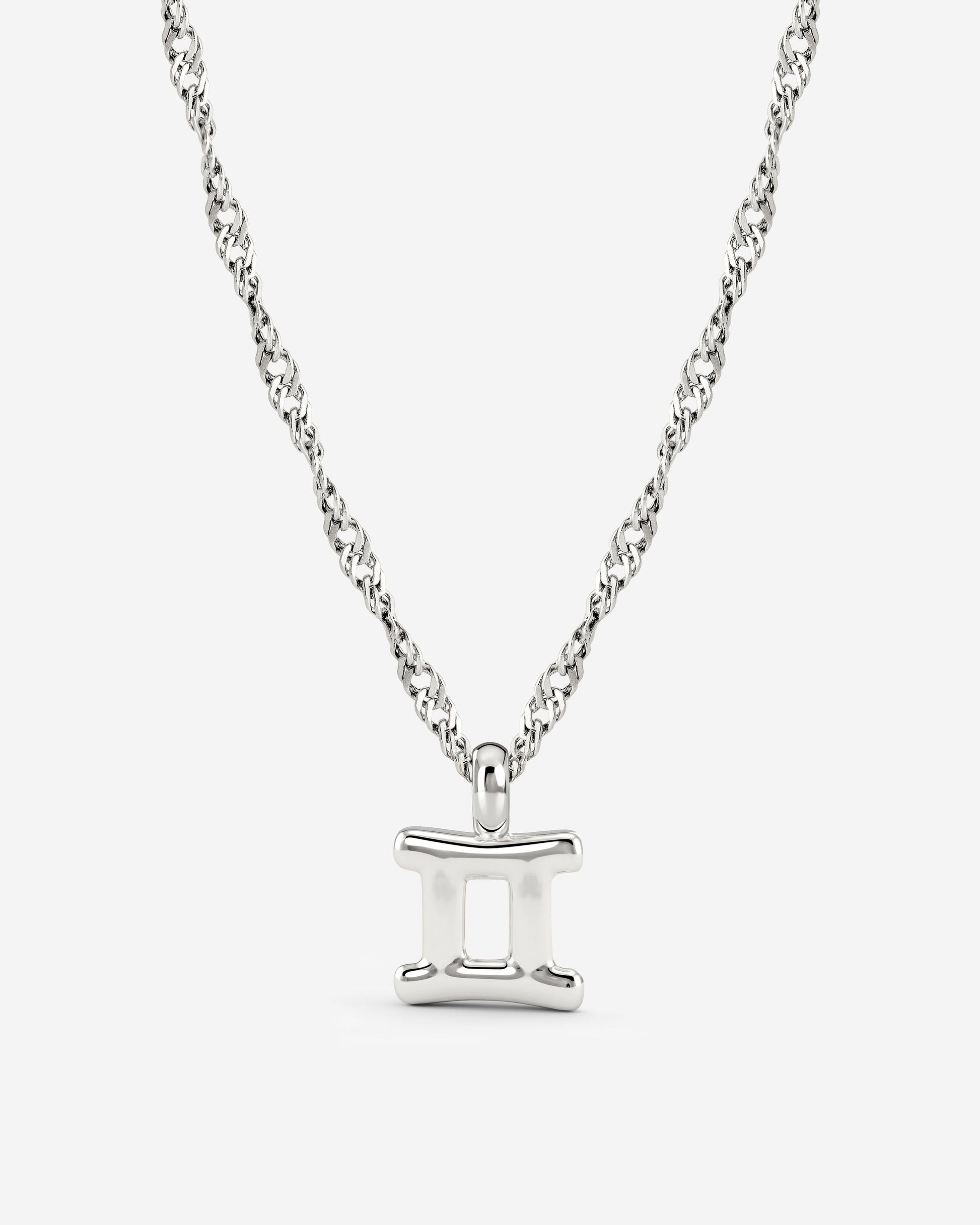 Gemini Bubble Necklace Silver
