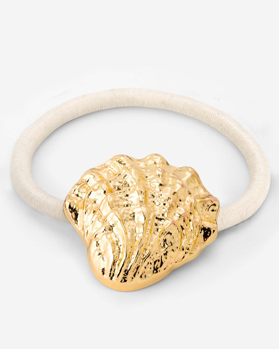 Shell Hair Tie Cream