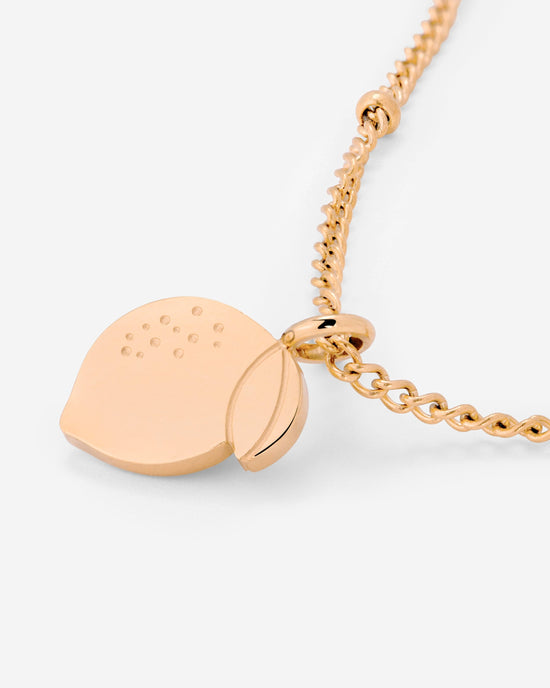 When Life gives you Lemons Necklace Rose Gold