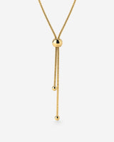 Simple Elegance Y-Necklace Gold