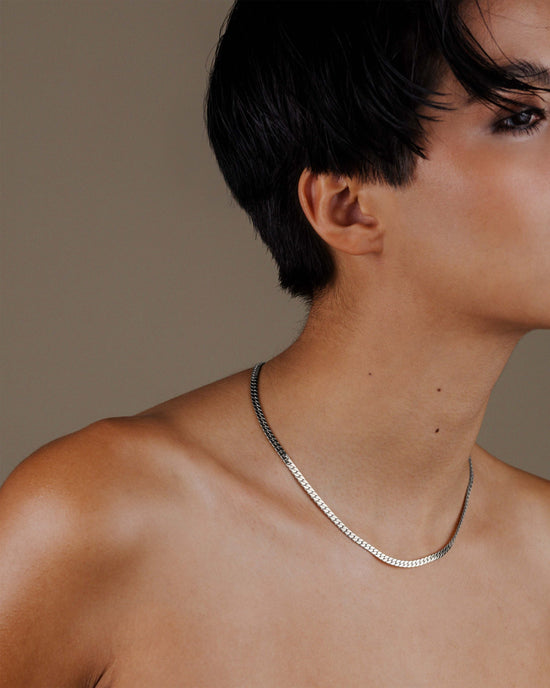 Snaked Necklace Silver