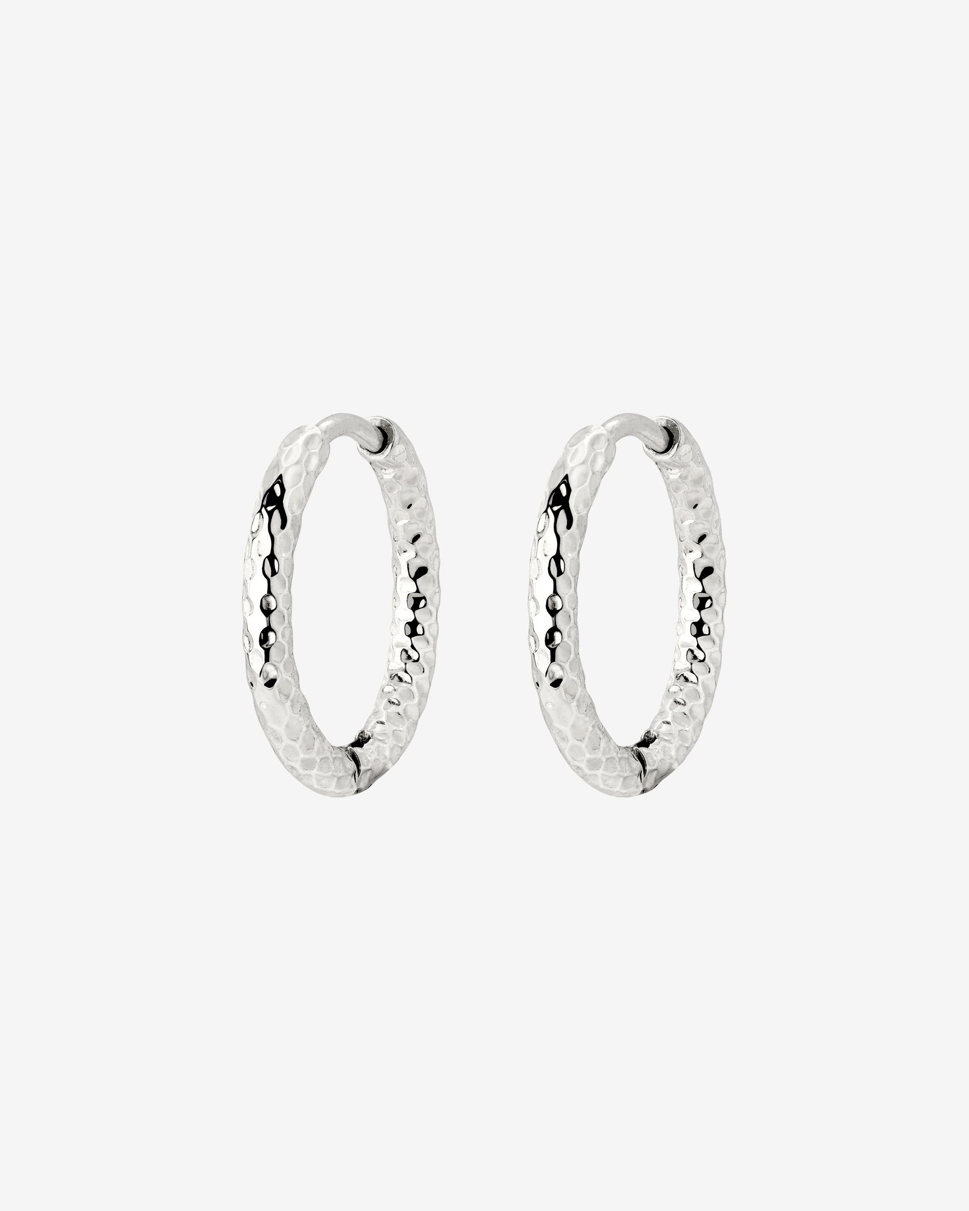 Prism Hoops Small Silver